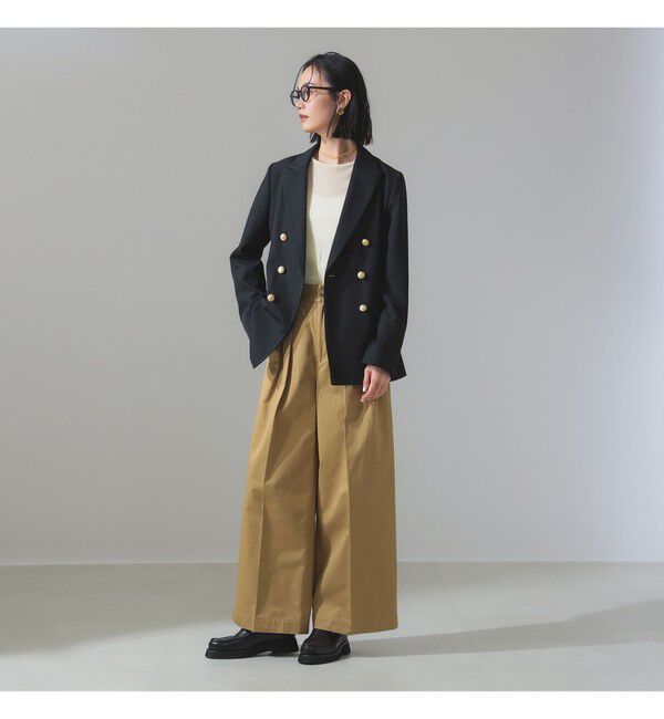 Demi-Luxe BEAMS 「ドライギャバジン ６ボタン ダブルジャケット」|ダッフルコート|