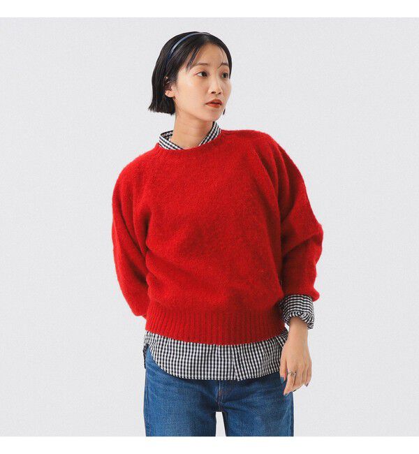 BEAMSBOY「【別注】Nor&rsquo;Easterly / シェットランド シャギー クルーネック 25FW」|ニット・セーター|