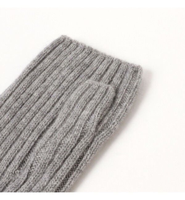 Demi-Luxe BEAMS 「ASAUCE MELER / カシミヤ リブ アーム ウォーマー」|手袋|