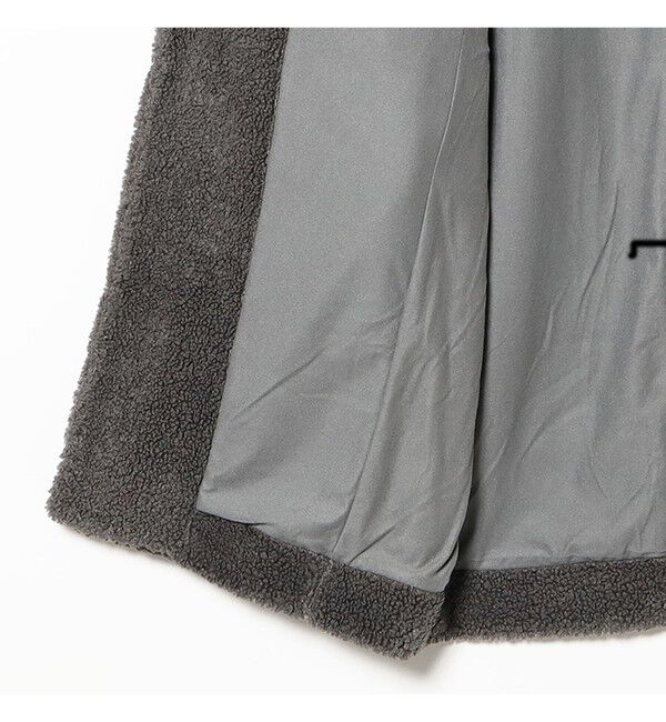 Ray BEAMS 「【WEB限定】GYMPHLEX / ボア ノーカラー コート」|ダッフルコート|