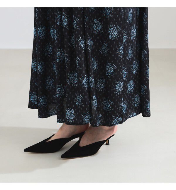 Demi-Luxe BEAMS 「ne Quittez pas / ポピープリント ヨーク ワンピース」|ワンピース|