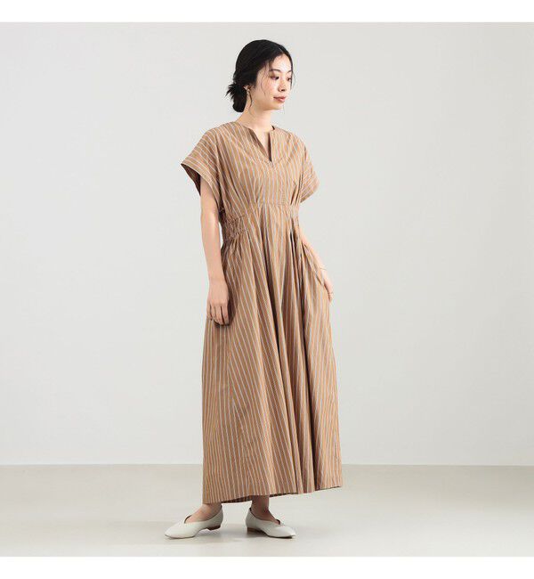 Demi-Luxe BEAMS 「【別注】ne Quittez pas / ポプリン タック ワンピース」|ワンピース|