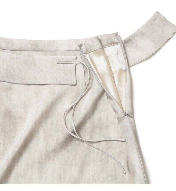 Ray BEAMS 「RBS / サテン プリント ベルベット スカート」|スカート|