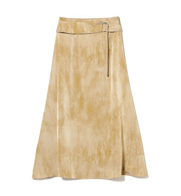 Ray BEAMS 「RBS / サテン プリント ベルベット スカート」|スカート|