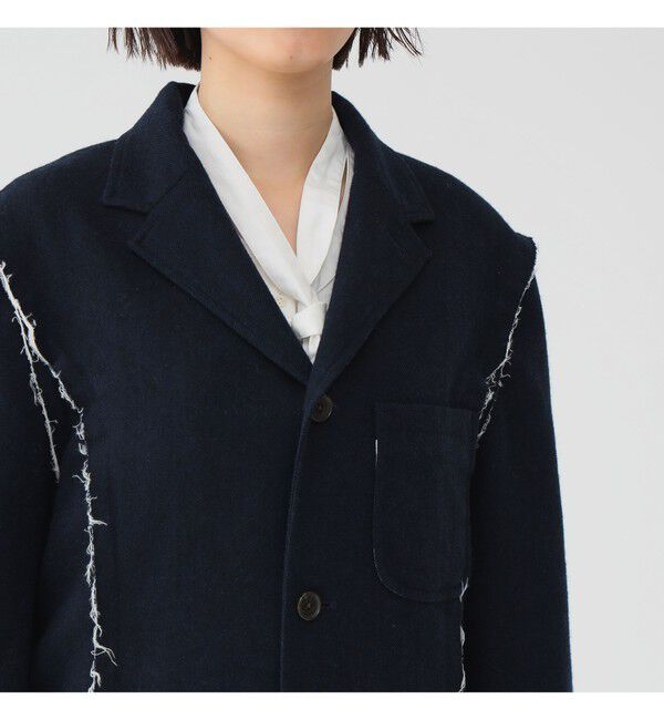 BEAMSBOY「リサイクルウール カットオフ ジャケット」|テーラードジャケット|