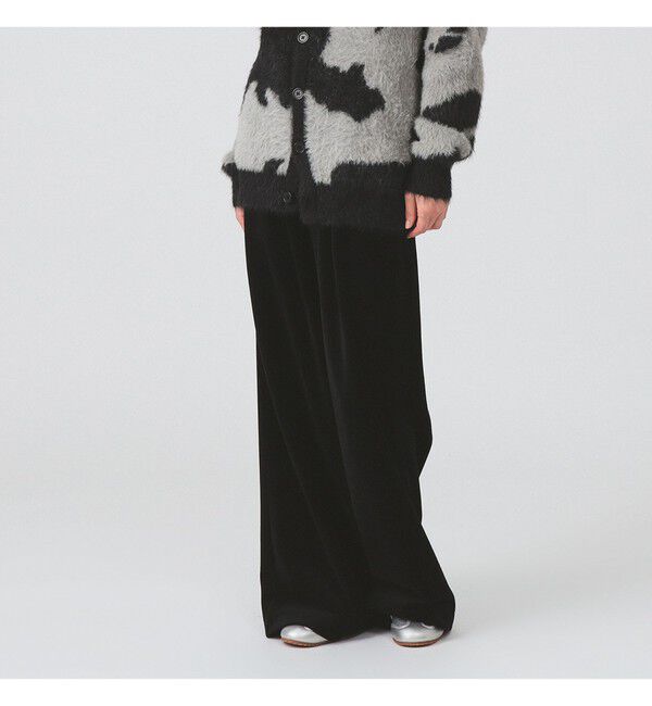 Ray BEAMS 「ベロア ワイド スウェット パンツ」|その他|