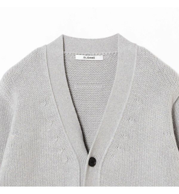 Demi-Luxe BEAMS 「【別注】SLOANE / 5ゲージ Vネック カーディガン」|ニット・セーター|