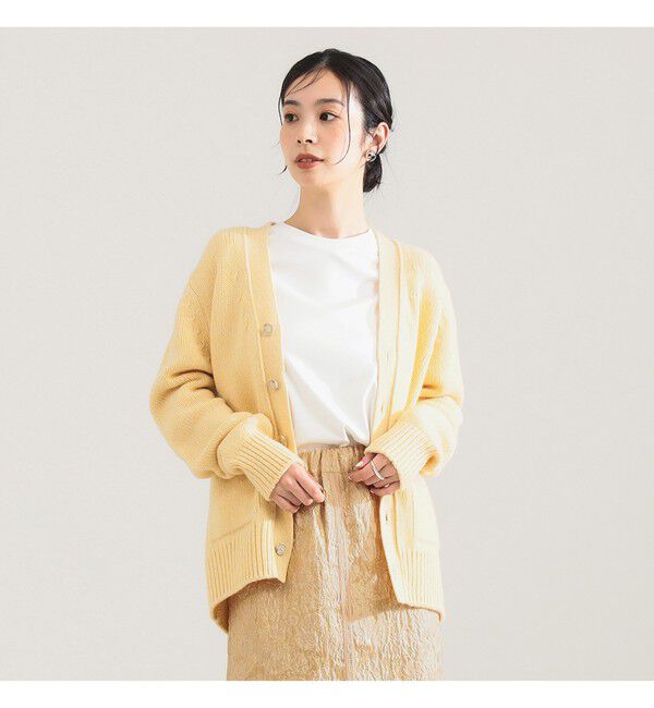 Demi-Luxe BEAMS 「【別注】SLOANE / 5ゲージ Vネック カーディガン」|ニット・セーター|