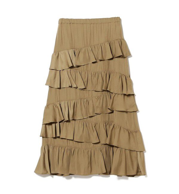 Ray BEAMS 「アシンメトリー フリル ティアード スカート」|スカート|