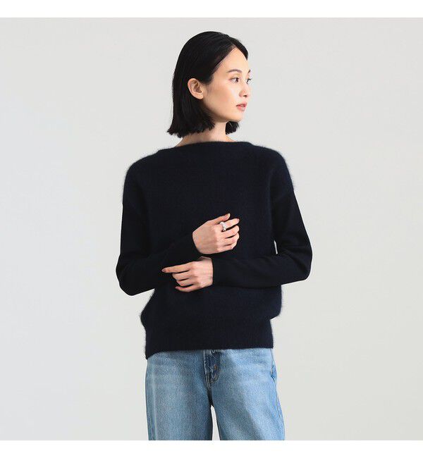 Demi-Luxe BEAMS 「フラッフィー ボートネック ニット」|ニット・セーター|
