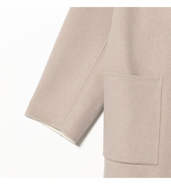 Demi-Luxe BEAMS 「リバー Vネック ロングコート」|ダッフルコート|