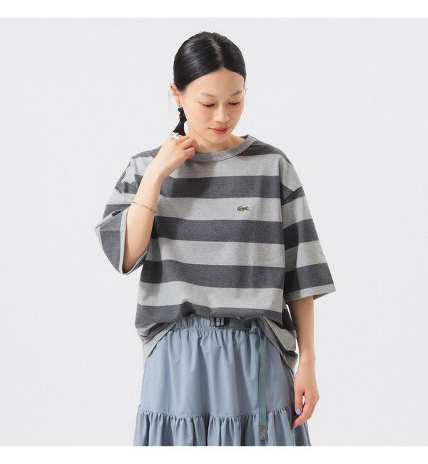 BEAMSBOY「【WEB限定】【別注】LACOSTE / ボーダー ショートスリーブ Tシャツ」|Tシャツ・カットソー|