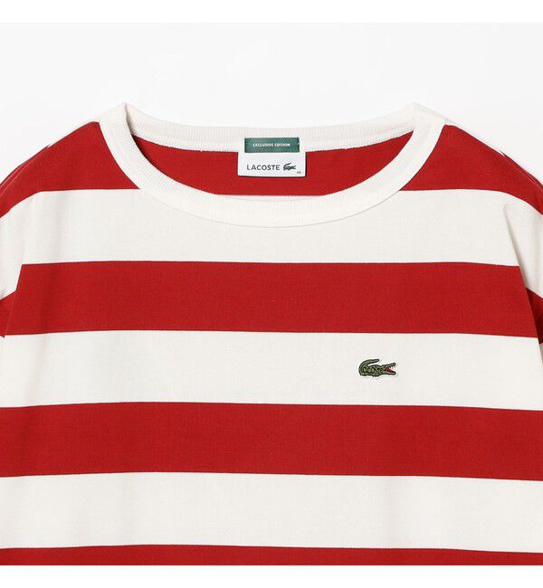 BEAMSBOY「【WEB限定】【別注】LACOSTE / ボーダー ショートスリーブ Tシャツ」|Tシャツ・カットソー|