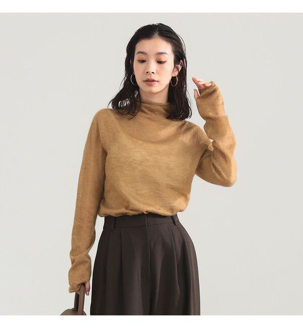 Demi-Luxe BEAMS 「モヘヤ オフ タートル プルオーバー」|ニット・セーター|
