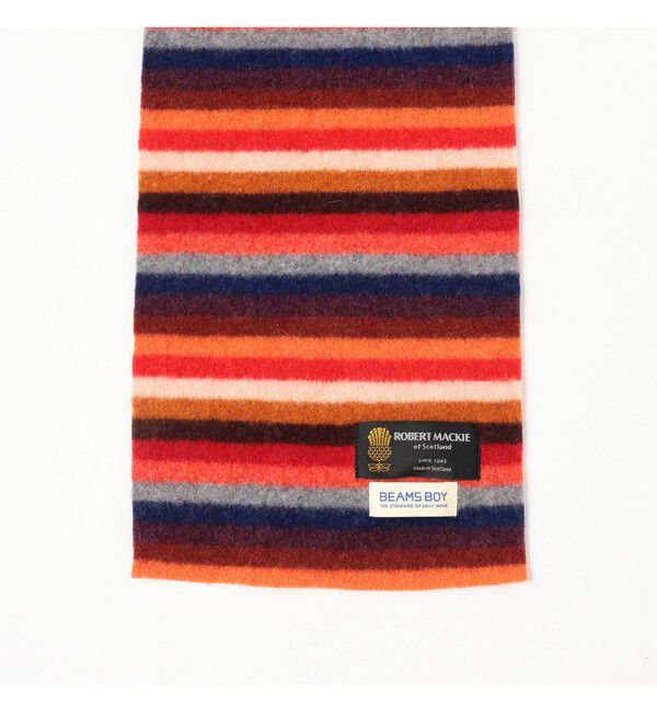 BEAMSBOY「【別注】ROBERT MACKIE / マルチボーダー マフラー」|マフラー|