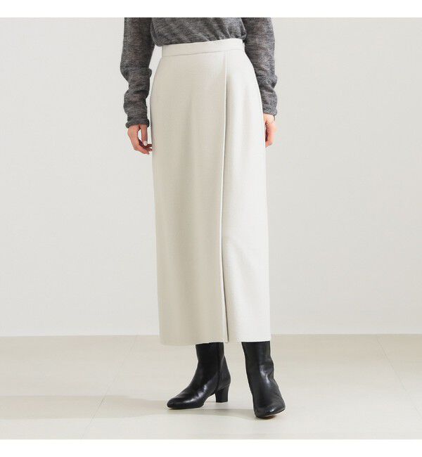 Demi-Luxe BEAMS 「ウール スムース タイトスカート」|スカート|