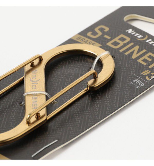 BEAMS「NITE IZE / S-BINER BRASS」|キーケース|