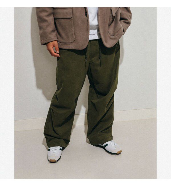 BEAMS「ブラッシュ オーバーパンツ」|チノ|