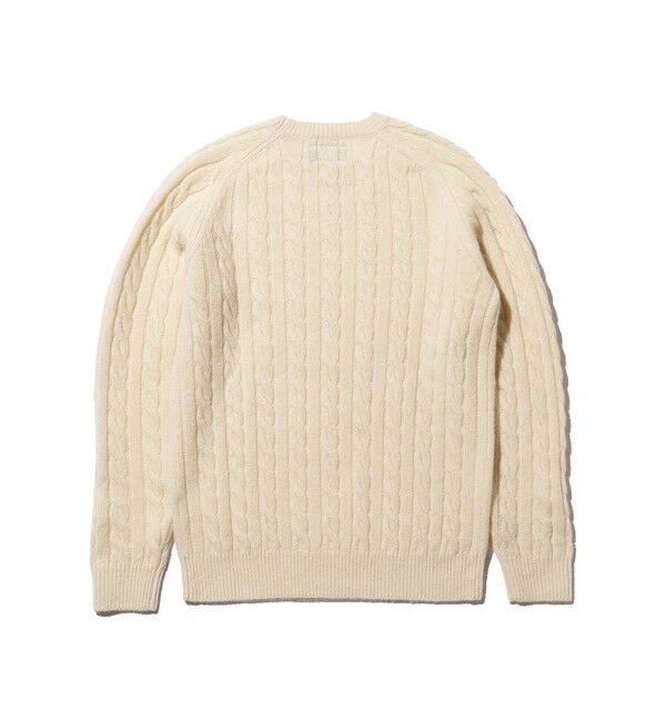 BEAMS PLUS「5ゲージ ケーブル クルーネック」|ニット・セーター|