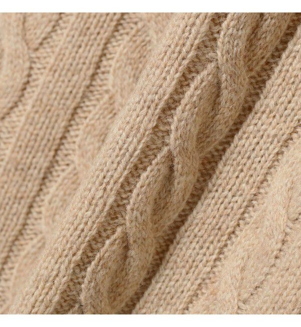 BEAMS PLUS「5ゲージ ケーブル クルーネック」|ニット・セーター|