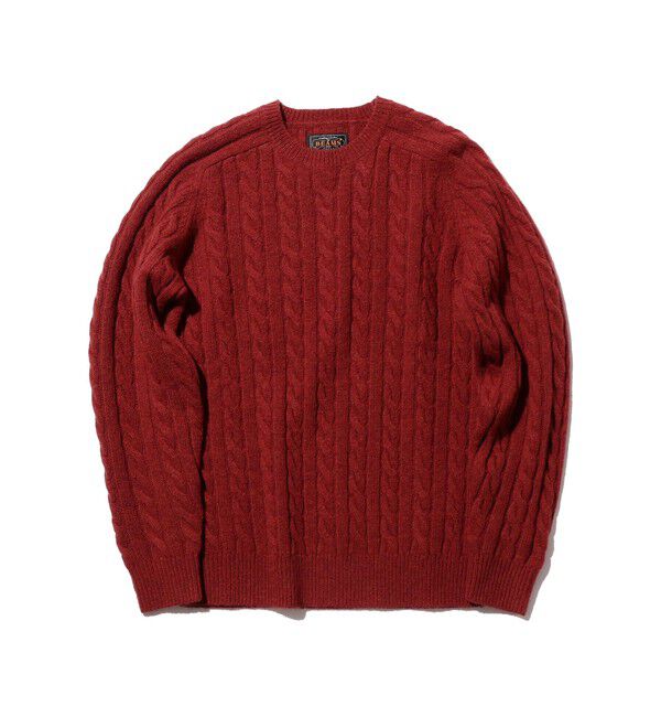 BEAMS PLUS「5ゲージ ケーブル クルーネック」|ニット・セーター|BRICK