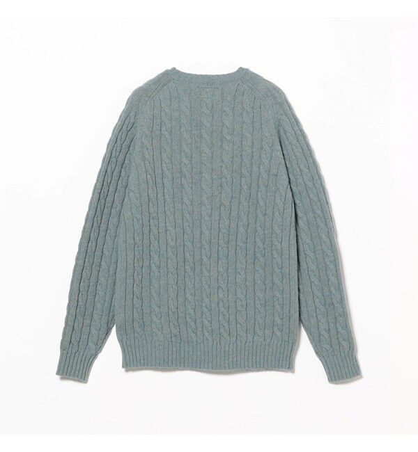 BEAMS PLUS「5ゲージ ケーブル クルーネック」|ニット・セーター|