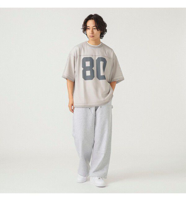 BEAMS「メッシュ プリント Tシャツ」|Tシャツ・カットソー|