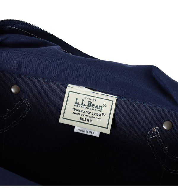 BEAMS PLUS「L.L.Bean / 別注 Deep Bottom Leather Handle Zip Tote M」|その他|