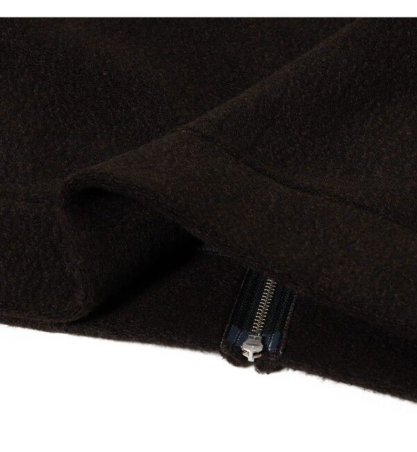 BEAMS「ワイドショートフィット スライバー フルジップ フーディ」|ブルゾン・スタジャン|