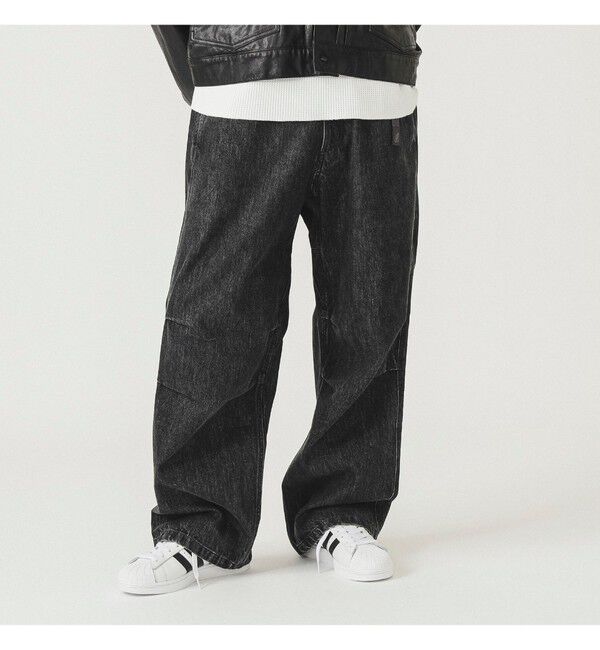BEAMS「【別注】Gramicci / デニム オーバーパンツ」|チノ|
