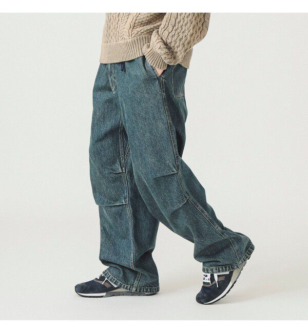 BEAMS「【別注】Gramicci / デニム オーバーパンツ」|チノ|