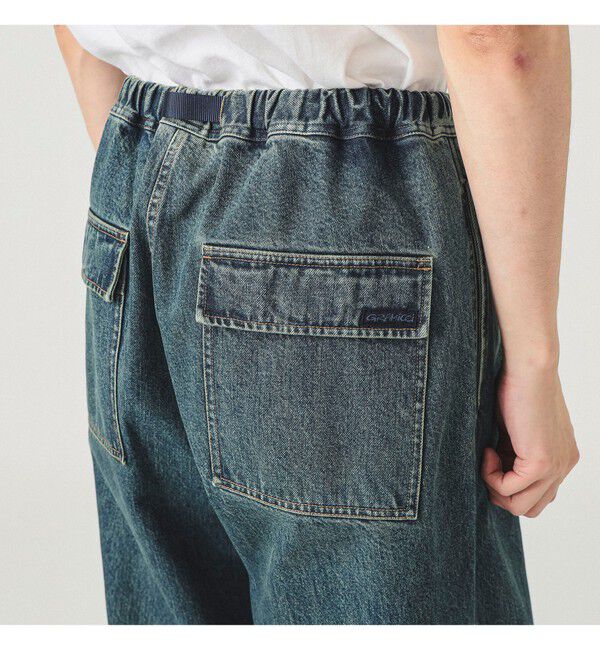 BEAMS「【別注】Gramicci / デニム オーバーパンツ」|チノ|