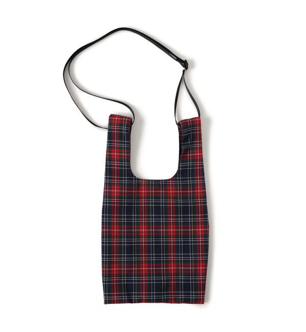 BEAMS「チェック ショッパー S」|ポーチ|