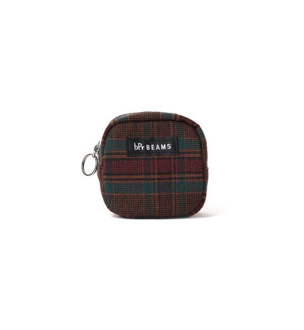 BEAMS「チェック ポーチ S」|ポーチ|