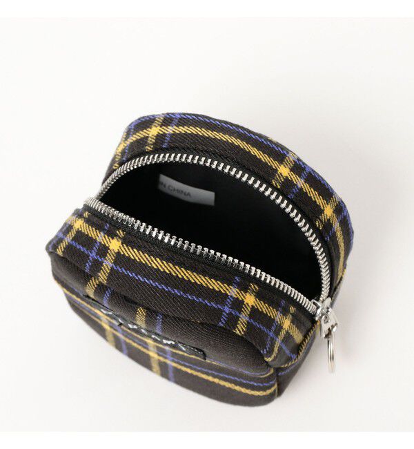 BEAMS「チェック ポーチ S」|ポーチ|
