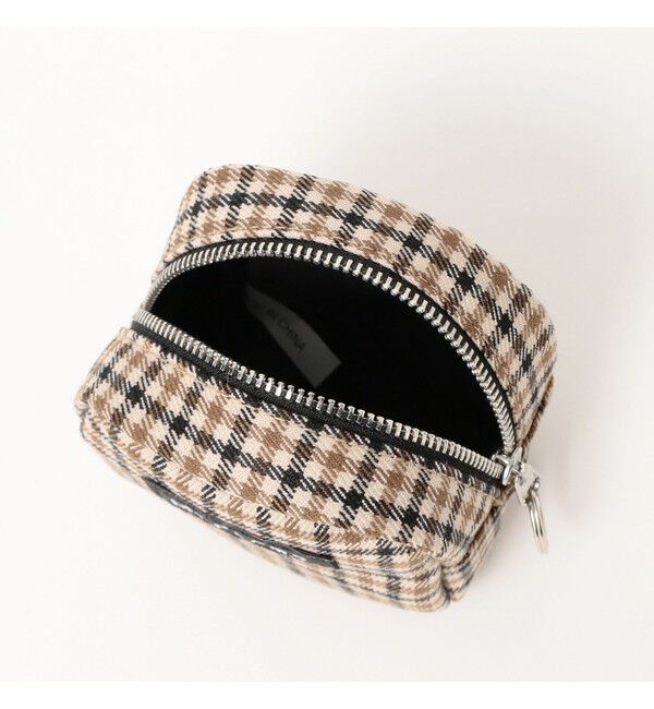 BEAMS「チェック ポーチ S」|ポーチ|