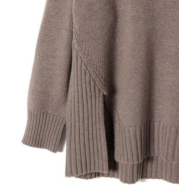 SHIPS for women「〈手洗い可能〉サイド スリット タートル プルオーバー」|ニット・セーター|