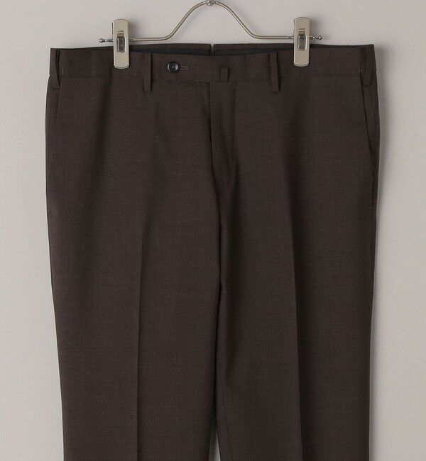 SHIPS「SHIPS:〈セットアップ対応/洗濯機可能〉ノープリーツ パンツ」|スラックス|