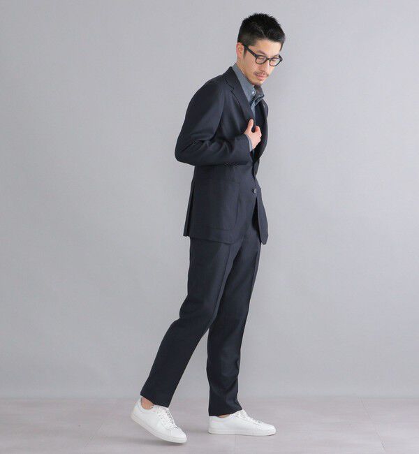 SHIPS「SHIPS:〈セットアップ対応/洗濯機可能〉ノープリーツ パンツ」|スラックス|