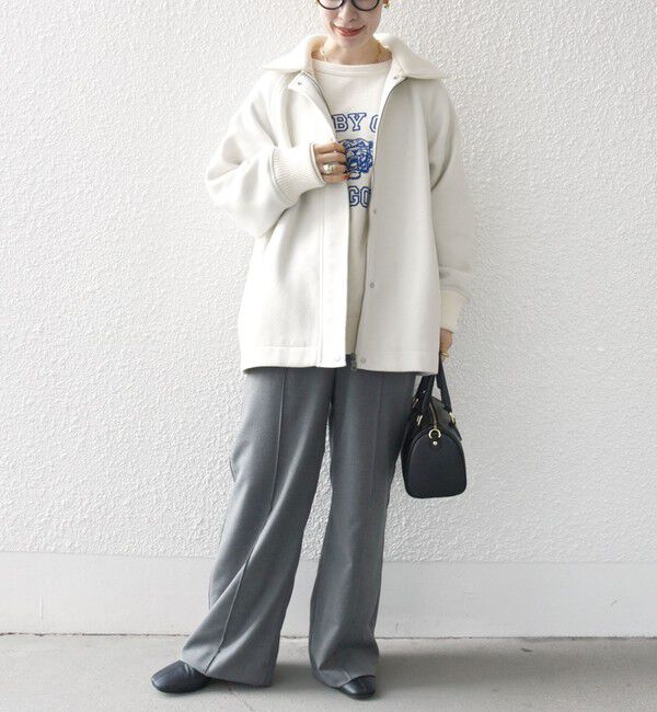 SHIPS any「【WEB限定】SHIPS any: 2WAY ジップ ブルゾン」|ブルゾン・スタジャン|