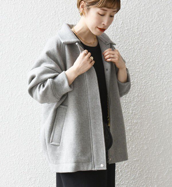 SHIPS any「【WEB限定】SHIPS any: 2WAY ジップ ブルゾン」|ブルゾン・スタジャン|