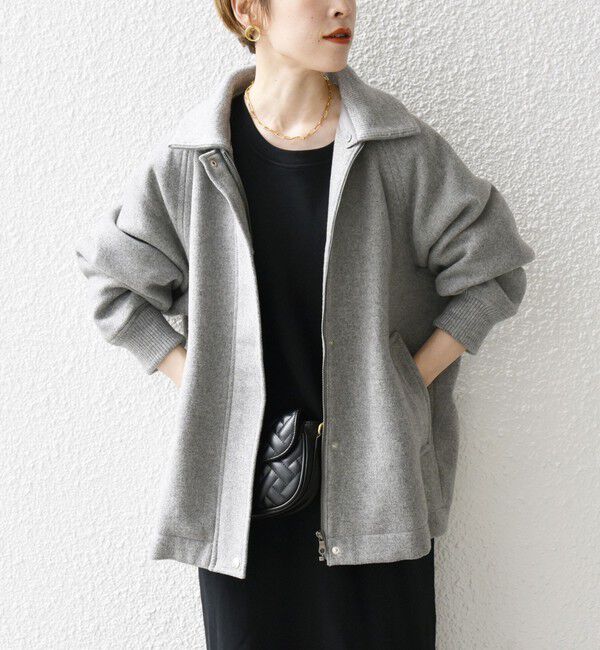 SHIPS any「【WEB限定】SHIPS any: 2WAY ジップ ブルゾン」|ブルゾン・スタジャン|