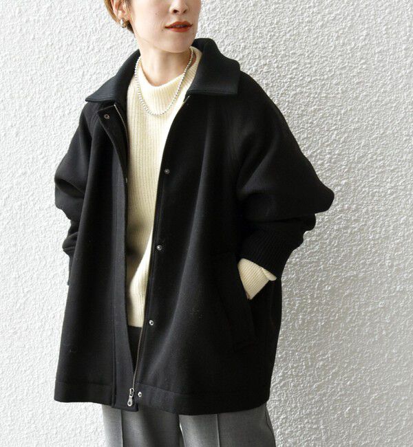 SHIPS any「【WEB限定】SHIPS any: 2WAY ジップ ブルゾン」|ブルゾン・スタジャン|