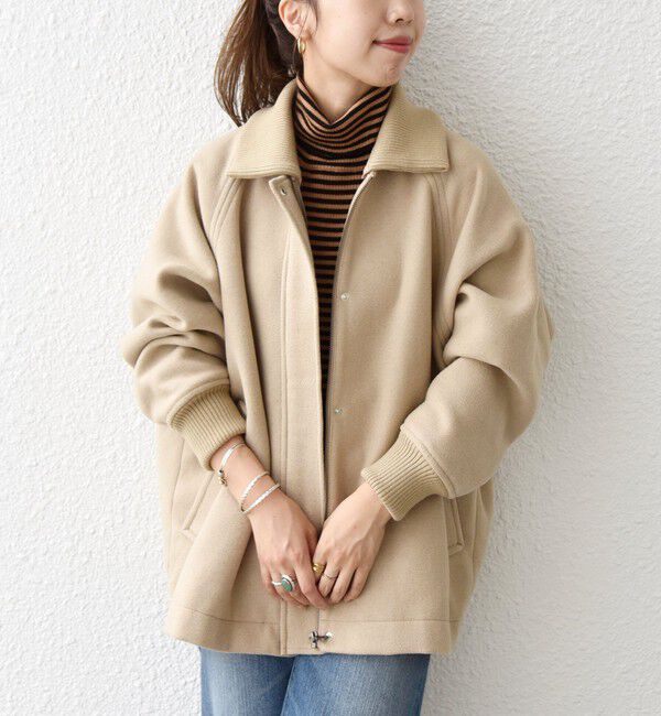 SHIPS any「【WEB限定】SHIPS any: 2WAY ジップ ブルゾン」|ブルゾン・スタジャン|