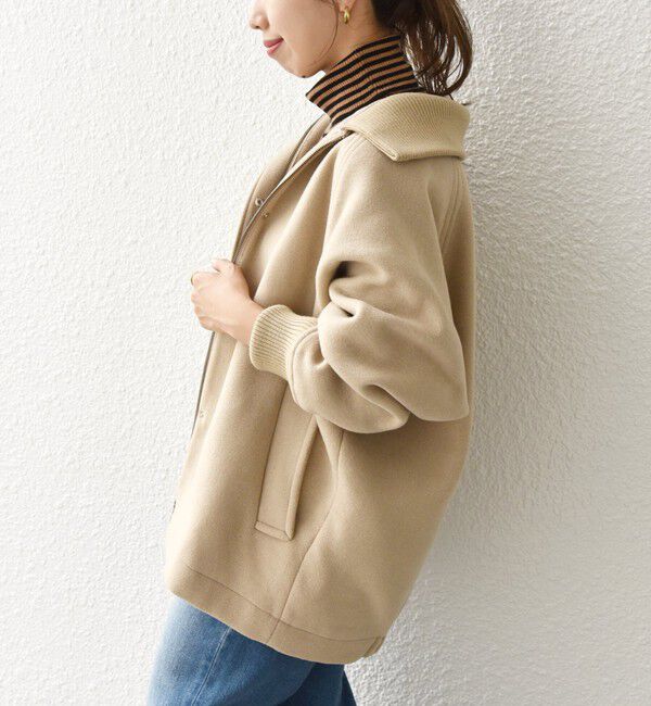 SHIPS any「【WEB限定】SHIPS any: 2WAY ジップ ブルゾン」|ブルゾン・スタジャン|