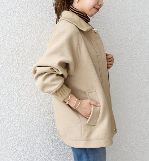 SHIPS any「【WEB限定】SHIPS any: 2WAY ジップ ブルゾン」|ブルゾン・スタジャン|