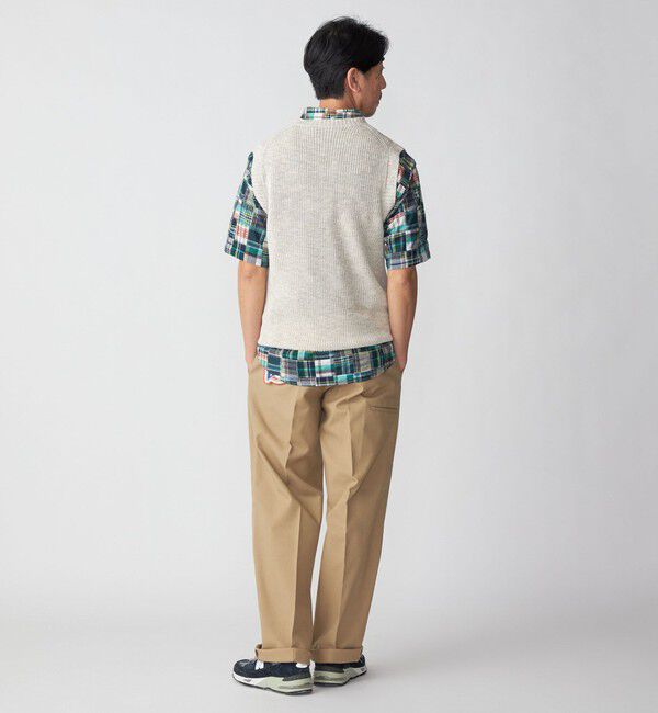 SHIPS「SHIPS:〈手洗い可能〉リネン/コットン メランジ ニットベスト」|ベスト・ジレ|