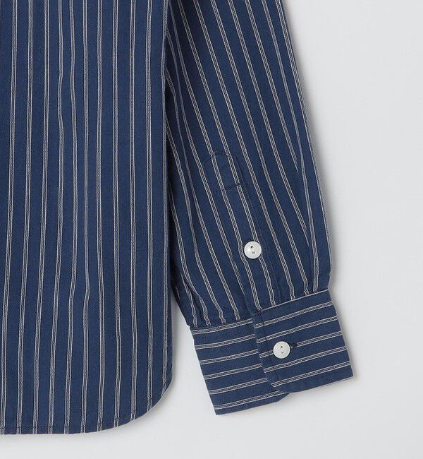 SHIPS「GROWN&SEWN: Dean Shirt - Selvedge Indigo Stripe」|シャツ・ブラウス|