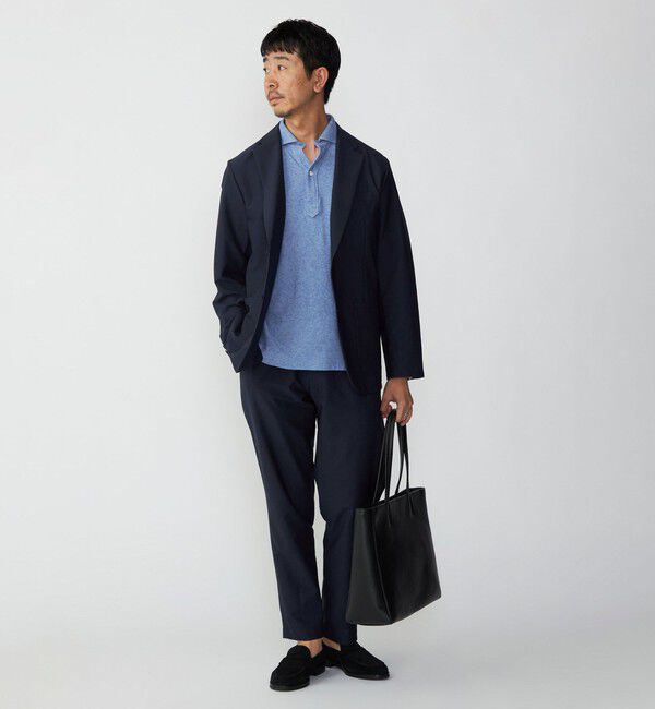 SHIPS「SHIPS:〈手洗い可能〉スーパーライト パンツ (セットアップ対応)」|スラックス|