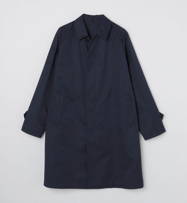 SHIPS「BATEAUX DE SHIPS: ギャバジン ステンカラーコート」|ステンカラーコート|ネイビー
